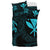Hawaiian Map Kanaka Maoli Turtle Polynesian Bedding Set Blue - Polynesian Pride