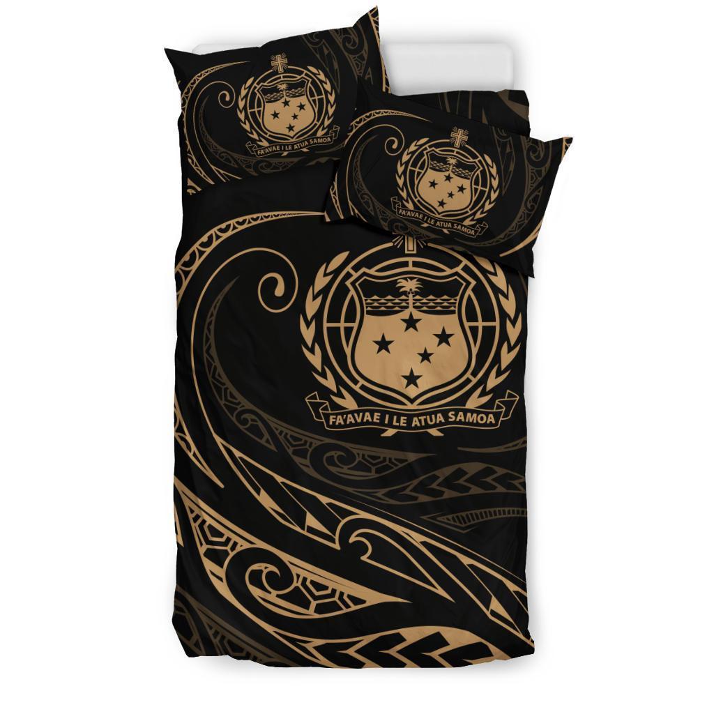 Samoa Bedding Set - Gold - Frida Style - Polynesian Pride