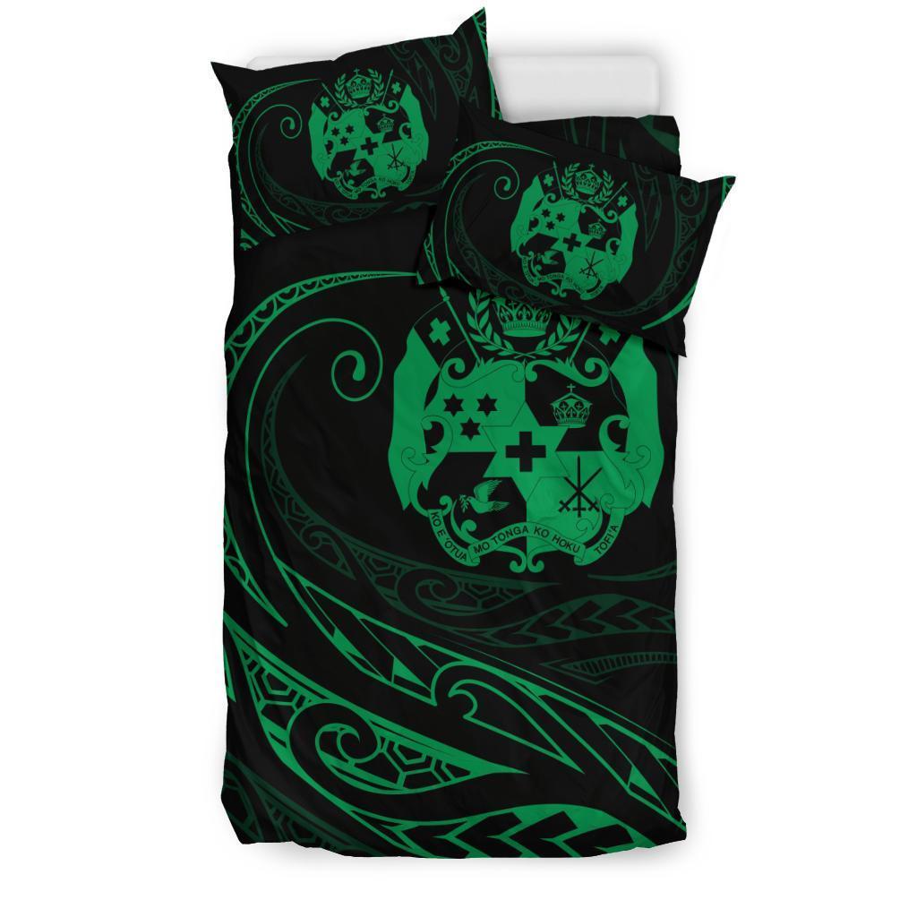 Tonga Bedding Set - Green - Frida Style - Polynesian Pride
