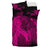 Hawaiian Map Heart Hula Girl Hibiscus Polynesian Bedding Set - Pink - Polynesian Pride