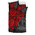 Vanuatu Polynesian Duvet Cover Set - Red Turtle - Polynesian Pride