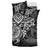 Vanuatu Polynesian Duvet Cover Set - White Turtle - Polynesian Pride