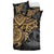 Vanuatu Polynesian Duvet Cover Set - Gold Turtle - Polynesian Pride