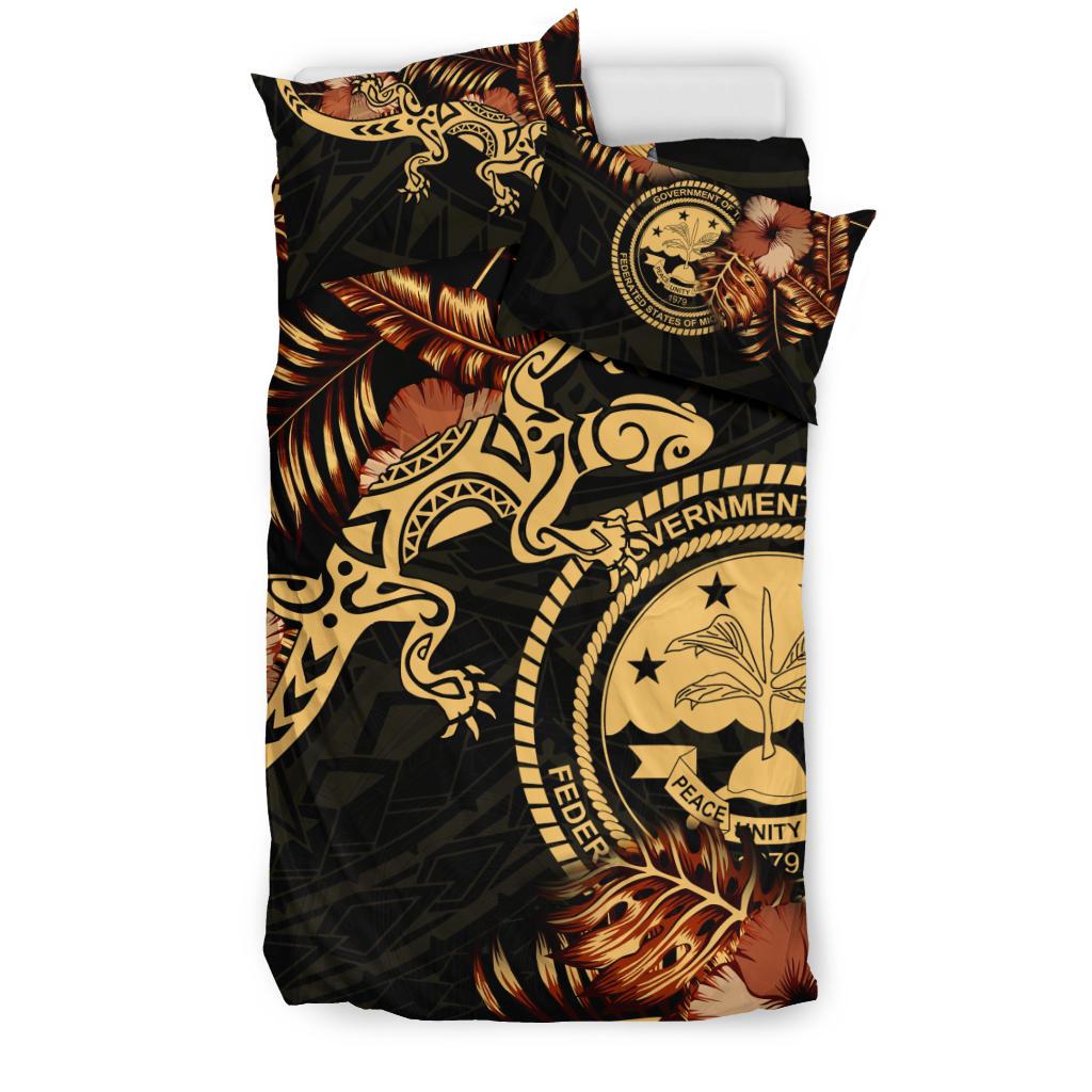 Polynesian Duvet Cover Set - Federated States Of Micronesia Duvet Cover Set Lizrad Lucky - Polynesian Pride