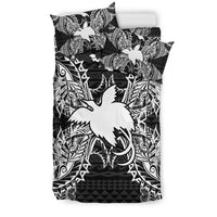 Polynesian Bedding Set - Papua New Guinea Duvet Cover Set Map Black - Polynesian Pride