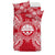 Polynesian Bedding Set - Federated States Of MicronesianDuvet Cover Set Map Red White - Polynesian Pride