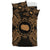 Polynesian Bedding Set - Cook Islands Duvet Cover Set Map Gold - Polynesian Pride