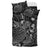 Polynesian Bedding Set - Marshall Islands Duvet Cover Set Black Color - Polynesian Pride