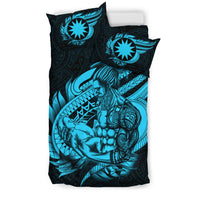 Polynesian Bedding Set - Nauru Duvet Cover Set Father And Son Emerald - Polynesian Pride