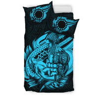 Polynesian Bedding Set - Cook islands Duvet Cover Set Father And Son Emerald - Polynesian Pride