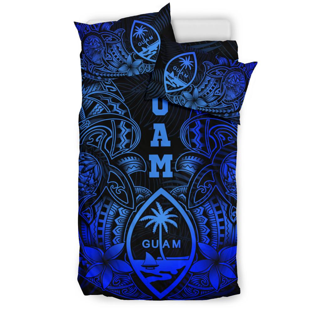 Polynesian Bedding Set - Guam Duvet Cover Sets - Blue Turtle Homeland - Polynesian Pride