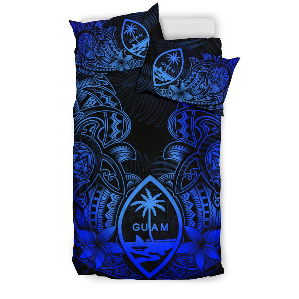 Polynesian Bedding Set - Guam Duvet Cover Sets - Blue Turtle Homeland Notext - Polynesian Pride