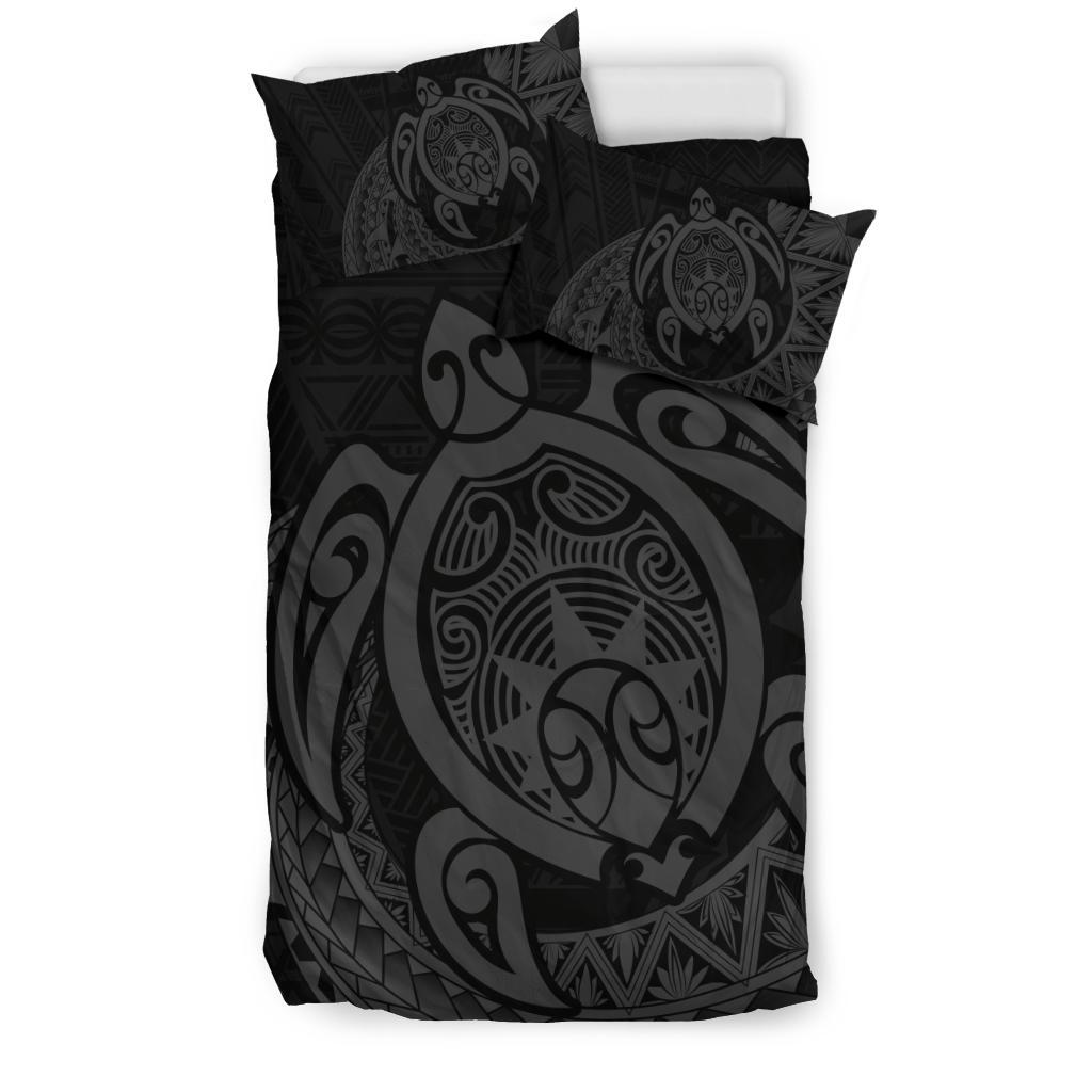 Hawaii Bedding Set - Hawaii Polynesian Turtle Bedding Set - Daria Style Gray - Polynesian Pride