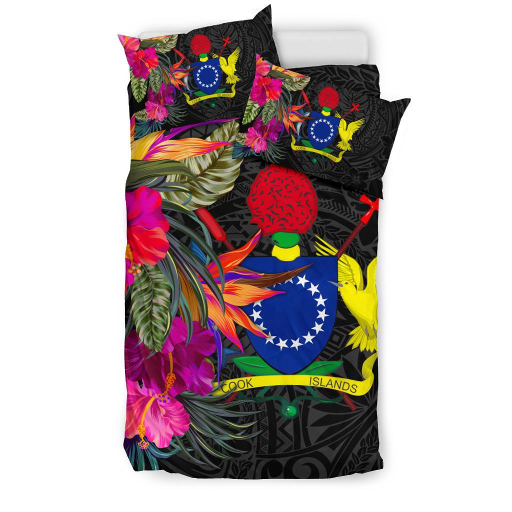 Cook Islands Bedding Set - Polynesian Hibiscus Pattern - Polynesian Pride