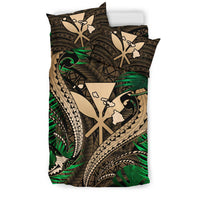 Hawaii Shark Polynesian Tropical Bedding Set - Gold - Polynesian Pride