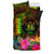 Niue Polynesian Bedding Set - Hibiscus and Banana Leaves - Polynesian Pride