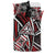 Niue Bedding Set - Tribal Flower Special Pattern Red Color - Polynesian Pride