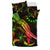 Cook Islands Polynesian Bedding Set - Turtle With Blooming Hibiscus Reggae - Polynesian Pride