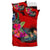 Samoa Bedding Set - Polynesian Hook And Hibiscus (Red) - Polynesian Pride