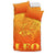 Sun In Leo Zodiac Bedding Set Polynesian Tattoo Simple - Orange - Polynesian Pride