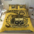 Samoa Duvet Cover Set - Special Grunge Samoa Flag Coat Of Arms Yellow - Polynesian Pride