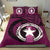 Polynesian Duvet Cover Set - Nothern Mariana Island Bedding Set Dark Pink - Polynesian Pride