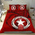 Northern Mariana Islands Duvet Cover Set - Northern Mariana Islands Flag Red - Polynesian Pride