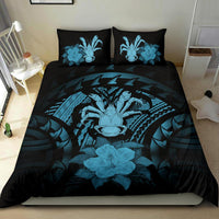 Tonga Duvet Cover Set - Tonga Coat Of Arms & Reggae Hibiscus - Polynesian Pride