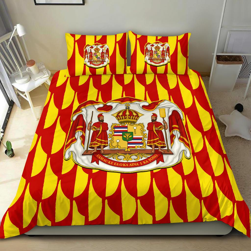 Hawaiian Kingdom State Motto Flag Polynesian Bedding Set - Polynesian Pride