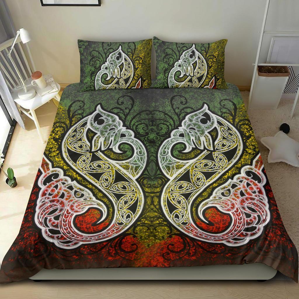 Maori Manaia Bedding Set Painting - Polynesian Pride