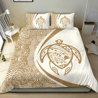 Hawaiian Map Turtle Polynesian Bedding Set - Circle Style - Polynesian Pride