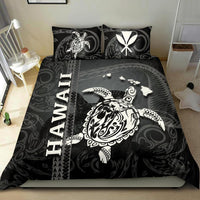Polynesian Hawaii Duvet Cover Set - Turtle Hawaiian Black Black - Polynesian Pride