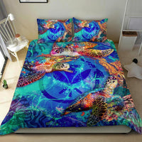 Polynesian Hawaii Duvet Cover Set - Coral Treasure - Polynesian Pride