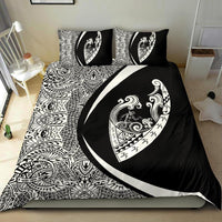 Hawaiian Surfing Waves Fish Hook Polynesian Bedding Set - Circle Style - Polynesian Pride
