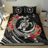 Polynesian Duvet Cover Set - Chuuk Bedding Set Polynesia Map Turtle Hibiscus - Polynesian Pride