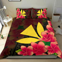 Hawaiian Kanaka Plumeria Polynesian Bedding Set - Polynesian Pride