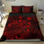 Polynesian Bedding Set - Samoa Duvet Cover Set Red Color - Polynesian Pride