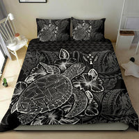Polynesian Bedding Set - Kosrae Duvet Cover Set Black Color - Polynesian Pride