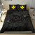 Hawaiian Turtle Hibiscus Plumeria Kanaka Polynesian Bedding Set Gray - Soft Style - Polynesian Pride