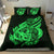 Polynesian Bedding Set - Samoa Duvet Cover Set Father And Son Green - Polynesian Pride