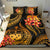 Polynesian Bedding Set - Samoa Duvet Cover Set - Gold Plumeria GOLD - Polynesian Pride
