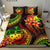 Polynesian Bedding Set - Samoa Duvet Cover Set - Reggae Plumeria REGGAE - Polynesian Pride