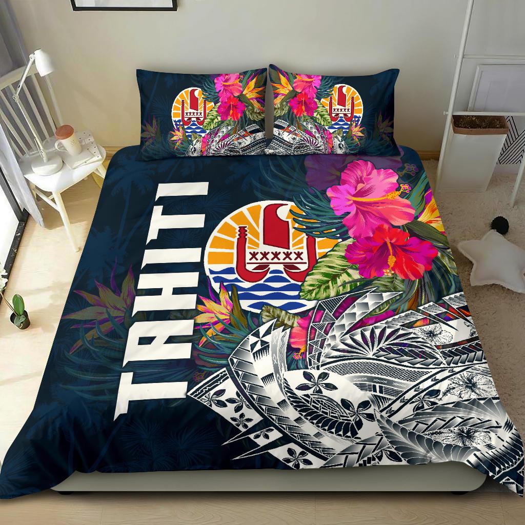 Tahiti Bedding Set - Tahiti Summer Vibes Blue - Polynesian Pride