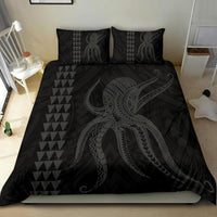 Hawaii Octopus KaKau Polynesian Bedding Set - Gray - Polynesian Pride