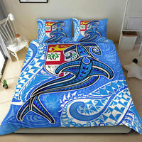 Fiji Bedding Set - Blue Shark Polynesian Tattoo - Polynesian Pride