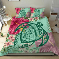 Hawaii Turtle Hibiscus Plumeria Bedding Set - Hug Style - Polynesian Pride