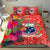 Samoa Bedding Set - Hibiscus Polynesian Pattern Red Version - Polynesian Pride