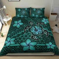 Hawaii Mix Polynesian Turtle Plumeria Bedding Set - AH - Nick Style - Turquoise - Polynesian Pride