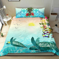 Polynesian Hawaii Bedding Sets - View sea Hawaii with Turtle and Whale - Polynesian Pride
