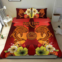 American Samoa Custom Personalised Bedding Sets - Tribal Tuna Fish - Polynesian Pride